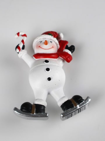 AM Design Magnet ''Schneemann'' in Weiß - (L)9 x (B)7 cm