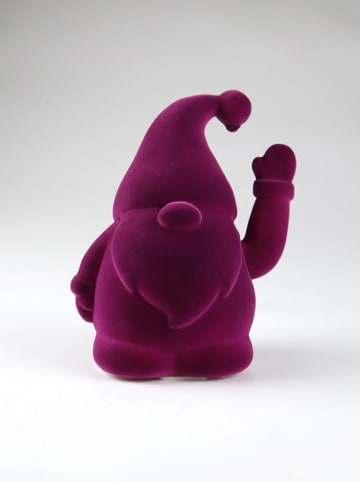 AM Design Decofiguur "Kabouter" paars - (H)17 x Ø 12 cm