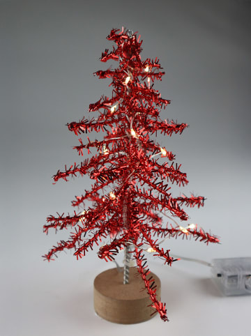 AM Design Decoledlamp "Boom" rood - (H)75 x Ø 13 cm