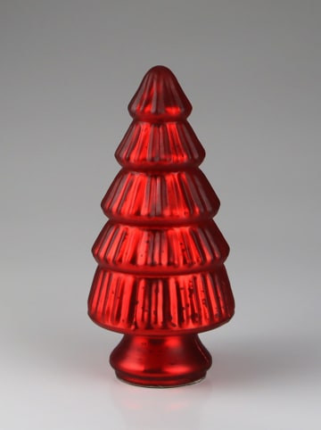 AM Design Decofiguur "Boom" rood - (H)20 x Ø 9 cm