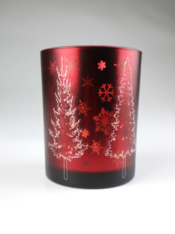 AM Design Windlicht in Rot - (L)15 cm