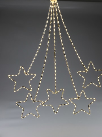 AM Design Dekoracyjna lampa LED "Spadające gwiazdy" w kolorze złotym - 70 x 35 cm