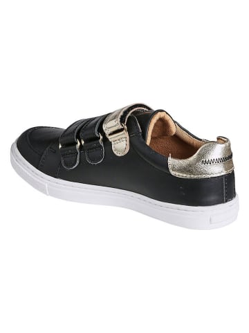 vertbaudet Leder-Sneakers in Dunkelblau