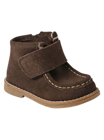 vertbaudet Leder-Boots in Braun