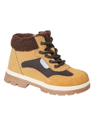 vertbaudet Botki w kolorze beżowym