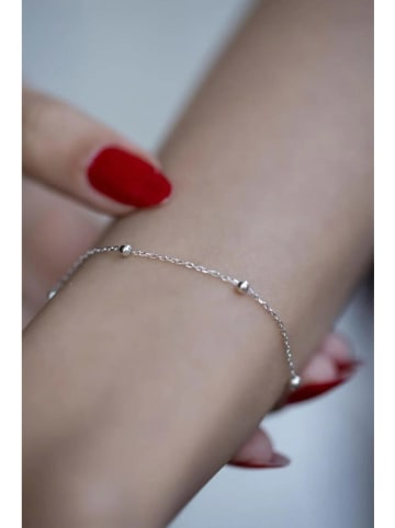 Miu Silver Srebrna bransoletka z elementami ozdobnymi