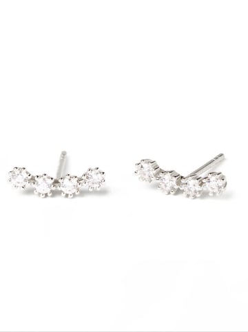 Miu Silver Zilveren oorstekers met edelstenen