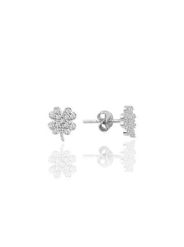 Miu Silver Silber-Ohrstecker mit Edelsteinen