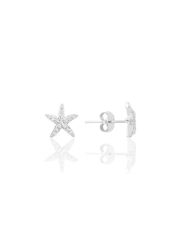 Miu Silver Silber-Ohrstecker mit Edelsteinen