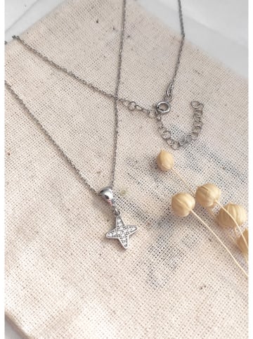 Miu Silver Srebrny naszyjnik z zawieszką - dł. 42 cm