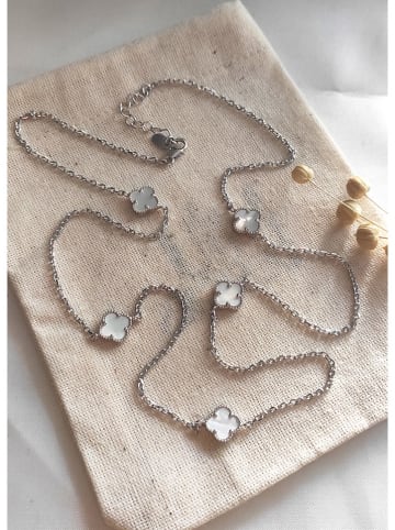 Miu Silver Silber-Halskette mit Schmuckelementen - (L)60 cm