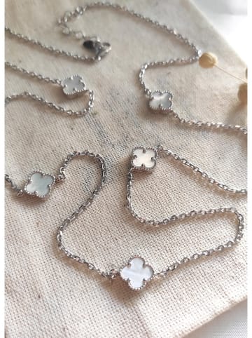 Miu Silver Silber-Halskette mit Schmuckelementen - (L)60 cm