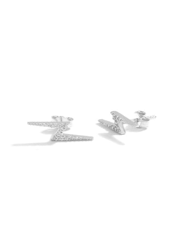 Miu Silver Zilveren oorstekers met edelstenen