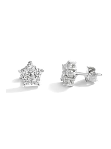 Miu Silver Silber-Ohrstecker mit Edelsteinen