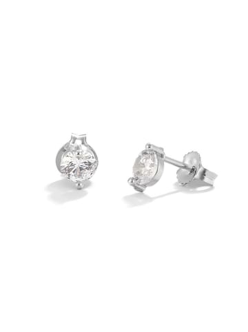 Miu Silver Zilveren oorstekers met edelstenen