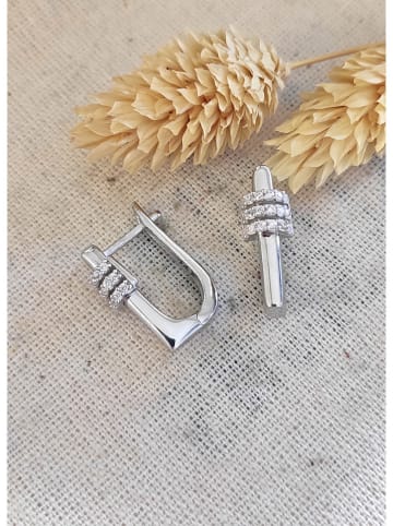 Miu Silver Silber-Ohrringe mit Edelsteinen