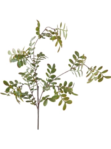 Boltze Dekoblume "Blatt" in Grün - (B)94 x (H)20 cm