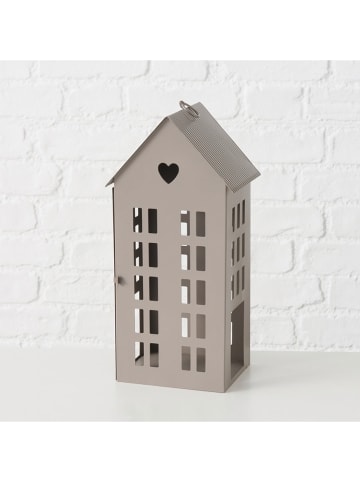 Boltze 3-delige set: lantaarns "Alamo" beige/lichtbruin/grijs