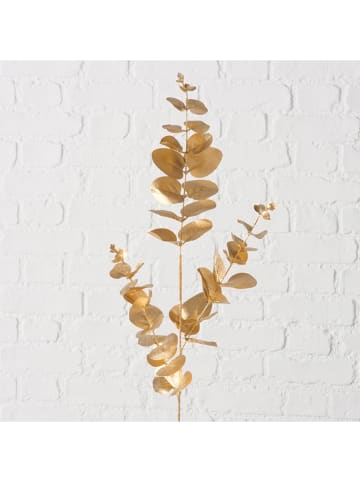 Boltze Dekozweig "Eukalyptus" in Gold - (H)80 cm