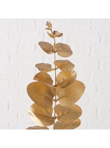 Boltze Dekozweig "Eukalyptus" in Gold - (H)80 cm