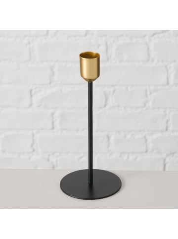 Boltze Świeczniki (3 szt.) "Cosima" w kolorze złoto-czarnym