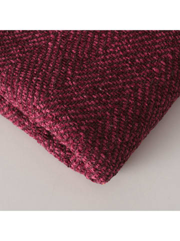 Boltze Wohndecke "Cozella" in Bordeaux - (L)180 x (B)140 cm