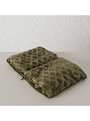 Boltze Woondeken "Twoinone" groen - (L)160 x (B)125 cm