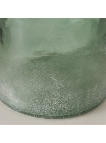 Boltze Windlicht "Halla" in Grün - (H)18 x  Ø 14 cm