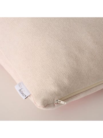 Boltze Kussen "Skiing" crème/rood - (L)50 x (B)50 cm