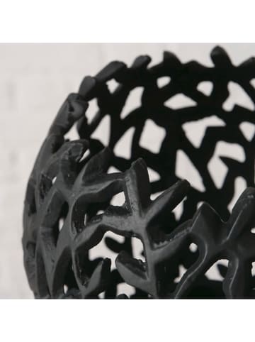 Boltze Świecznik "Philis" w kolorze czarnym - wys. 12,5 x Ø 15 cm