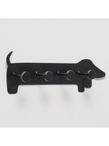 Boltze Schlüsselbrett "Dido" in Schwarz - (L)25,3 cm