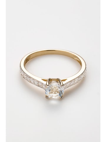 CARATELLI Gold-Ring "Héra" mit Diamanten