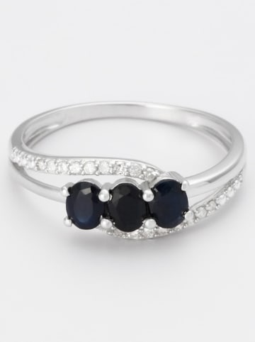CARATELLI Weißgold-Ring "Nuit d'Aurore" mit Diamanten