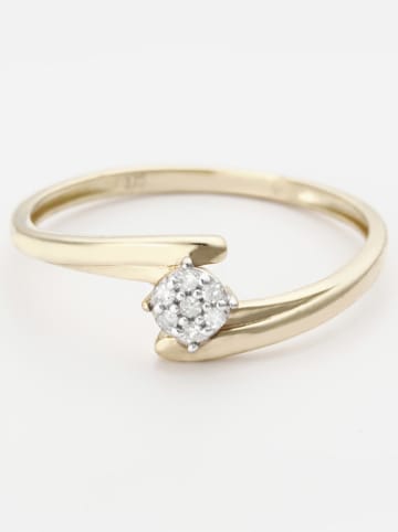 CARATELLI Gold-Ring "Éclat d'Aurore" mit Diamanten