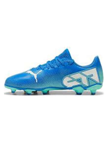 Puma Nocken-Fußballschuhe "Future 7 Play" in Blau/ Mint