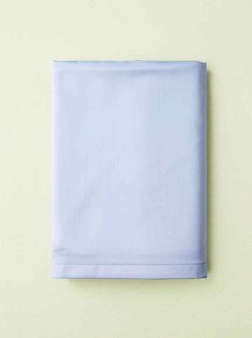 BELLA MAISON Satin-Spannbettlaken "Basic Elastic" in Hellblau - (L)200 x (B)160 cm