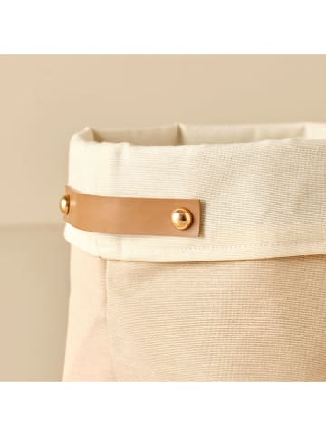 BELLA MAISON Opbergmand "Leya" beige - (B)16 x (H)13 cm