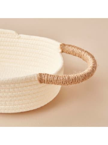 BELLA MAISON Opbergmand "Montana" crème - (B)29 x (H)8 x (D)20 cm