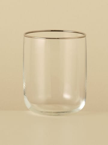 BELLA MAISON Glas in Transparent/ Gold - 270 ml