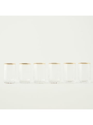 BELLA MAISON Szklanki (6 szt.) w kolorze złotym - 135 ml