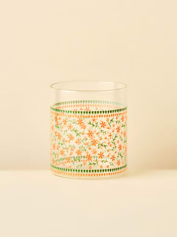 BELLA MAISON Glas in Transparent/ Gelb/ Grün - 370 ml