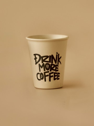 BELLA MAISON Kaffeebecher "Drink Espresso" in Creme - 100 ml
