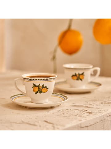 BELLA MAISON 2er-Set: Kaffeetassen "Lemoncello" - 90 ml