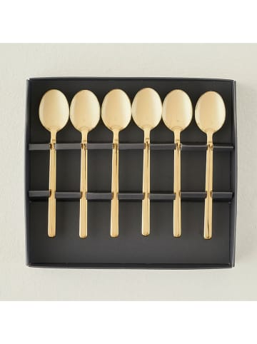 BELLA MAISON 6er-Set: Kaffeelöffel in Gold