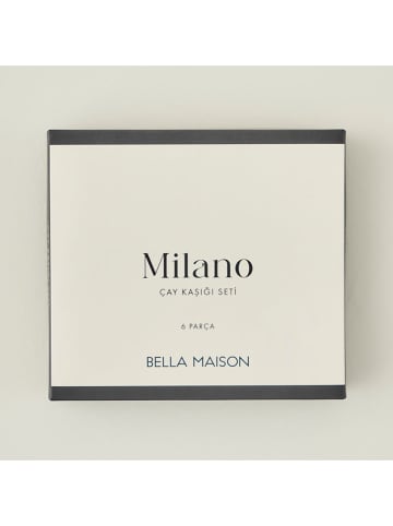 BELLA MAISON 6-delige set: koffielepels goudkleurig