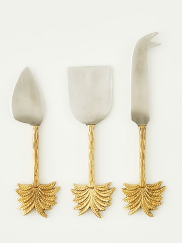 BELLA MAISON 3-delige kaasbestekset goudkleurig