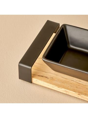 BELLA MAISON Servierschalen-Set in Schwarz/ Braun