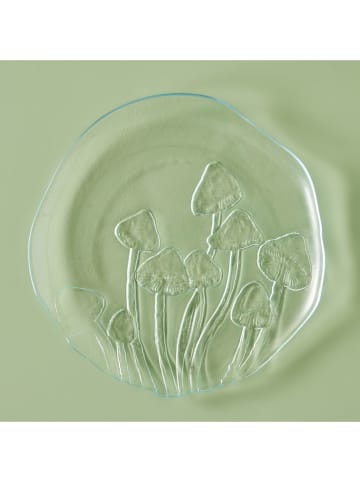 BELLA MAISON Servierteller "Mushroom" in Transparent