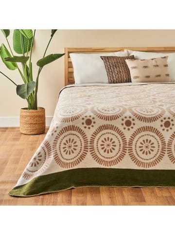 BELLA MAISON Bedsprei lichtbruin - (L)220 x (B)180 cm