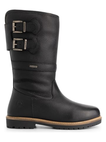 TRAVELIN' Leder-Boots "Dawson" in Schwarz